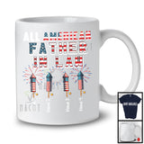 Personalized All American Father in law, Awesome 4th Of July Patriotic Fireworks, Custom Name Family T-Shirt