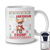 Personalized All American Trump; Merry Christmas Custom Name Reindeer Trump Back 2024; Sweater T-Shirt