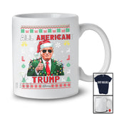 Personalized All American Trump; Merry Christmas Custom Name Santa Trump Back 2024; Sweater T-Shirt