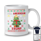 Personalized All American Trump; Merry Christmas Custom Name X-mas Tree Trump Back 2024; Sweater T-Shirt