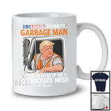 Personalized America's Favorite Garbage Man; Humorous Election Custom Name Vote Trump President T-Shirt