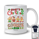 Personalized Aunt's Christmas Cookie Crew; Fantastic Plaid Gingerbread; Custom Name Family Baking T-Shirt