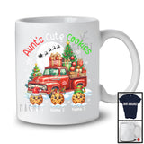 Personalized Aunt's Cute Cookies; Joyful Christmas Custom Name Pickup Truck; Family T-Shirt