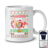 Personalized Baking Is My Favorite Season; Fantastic Christmas Sweater Custom Name Chef Baker T-Shirt