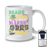 Personalized Beads And Bling It's A Mardi Gras Thing; Joyful Custom Name Friends Family; Parades T-Shirt