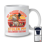 Personalized Bearder Dragon Stolen My Halloween Costume; Scary Pumpkin Face; Custom Name T-Shirt