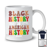 Personalized Black History Is American History; Joyful Month Custom Name Family Afro; African T-Shirt