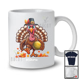 Personalized Bocce Ball Turkey; Joyful Thanksgiving Custom Name Sport Player Team T-Shirt