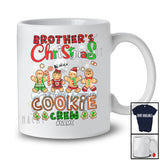 Personalized Brother's Christmas Cookie Crew; Fantastic Plaid Gingerbread; Custom Name Family Baking T-Shirt