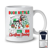 Personalized Buon Natale From The Italian; Lovely Christmas Donkey Santa; Custom Name Farmer T-Shirt