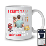 Personalized Can't Talk Right Now Dad, Humorous Father's Day Custom Name Daughter, BBQ Drinking T-Shirt