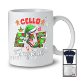 Personalized Cello Elf Squad; Amazing Christmas Custom Name Musical Instruments Player T-Shirt