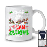 Personalized Chef Team Sleighs; Joyful Christmas Santa Sled Reindeer; Custom Name Jobs T-Shirt