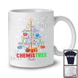 Personalized Chemistree; Joyful Christmas Tree Science Chemistry; Custom Name Students Teacher T-Shirt