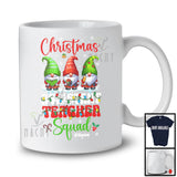 Personalized Christmas Assistant Teacher Squad; Fantastic X-mas Lights 3 Gnomes; Proud Jobs T-Shirt