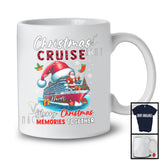 Personalized Christmas Cruise Memories Together; Lovely Plaid Cruise Ship Santa; Family T-Shirt