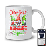 Personalized Christmas Dentist Squad; Fantastic X-mas Lights Three Gnomes; Proud Jobs T-Shirt