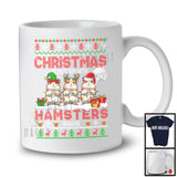 Personalized Christmas Is Better With Hamsters; Fantastic X-mas Sweater Custom Name; Animal T-Shirt