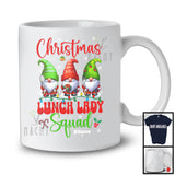 Personalized Christmas Lunch Lady Squad; Fantastic X-mas Lights Three Gnomes; Proud Jobs T-Shirt