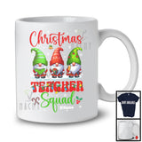 Personalized Christmas Teacher Squad; Fantastic X-mas Lights Three Gnomes; Proud Jobs T-Shirt