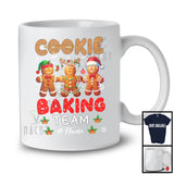 Personalized Cookie Baking Team; Merry Christmas Gingerbread; Custom Name Baker Family T-Shirt