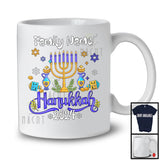 Personalized Custom Family Name Hanukkah 2024; Awesome Chanukah Menorah; Family T-Shirt