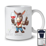 Personalized Custom German Donkey Drinking Wine; Joyful Festival Oktoberfest; Drunker Team T-Shirt