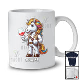 Personalized Custom German Unicorn Drinking Wine; Joyful Festival Oktoberfest; Drunker Team T-Shirt