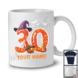 Personalized Custom Name 30th Birthday; Scary Carved Pumpkin Halloween; Family Group T-Shirt