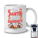 Personalized Custom Name All I Want Is Your Naughty's List; Amusing Christmas Santa; Family T-Shirt