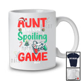 Personalized Custom Name Aunt Is My Name Spoiling Is My Game, Lovely Christmas Gamer, Family T-Shirt