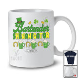 Personalized Custom Name Bartender Shenanigator; Proud St. Patrick's Day Jobs; Beer Drinking T-Shirt