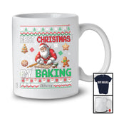 Personalized Custom Name Best Christmas By Baking; Fantastic Christmas Santa Cookie Baker T-Shirt