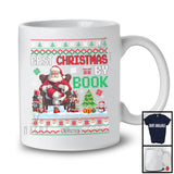 Personalized Custom Name Best Christmas By Book; Fantastic Christmas Santa Reading Book T-Shirt