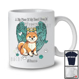 Personalized Custom Name Big Piece Of Heart In Heaven, Lovely Memories Shiba Inu Lover T-Shirt