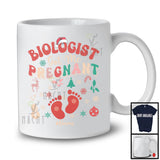 Personalized Custom Name Biologist Got Me Pregnant; Lovely Christmas Pregnancy; Jobs Family T-Shirt