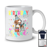 Personalized Custom Name Birthday Squad; Lovely Beagle Owner Lover; Birthday Cake T-Shirt