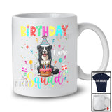 Personalized Custom Name Birthday Squad; Lovely Border Collie Owner Lover; Birthday Cake T-Shirt