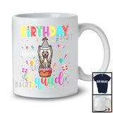 Personalized Custom Name Birthday Squad; Lovely Chinese Crested Dog Owner; Birthday Cake T-Shirt