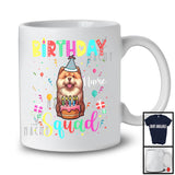 Personalized Custom Name Birthday Squad; Lovely Chow Chow Owner Lover; Birthday Cake T-Shirt