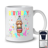 Personalized Custom Name Birthday Squad; Lovely Cockapoo Owner Lover; Birthday Cake T-Shirt