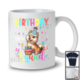 Personalized Custom Name Birthday Squad; Lovely Shiba Inu Owner Lover; Birthday Cake T-Shirt