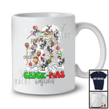 Personalized Custom Name Chick-mas Squad; Humorous Christmas Chicken On X-mas Tree; Farmer T-Shirt