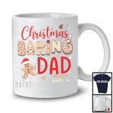 Personalized Custom Name Christmas Baking Dad; Adorable X-mas Santa Gingerbreads; Family T-Shirt