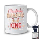 Personalized Custom Name Christmas Baking King; Adorable X-mas Santa Gingerbreads; Family T-Shirt