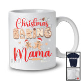 Personalized Custom Name Christmas Baking Mama; Adorable X-mas Santa Gingerbreads; Family T-Shirt