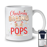 Personalized Custom Name Christmas Baking Pops; Adorable X-mas Santa Gingerbreads; Family T-Shirt