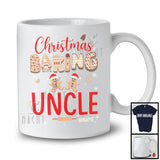 Personalized Custom Name Christmas Baking Uncle; Adorable X-mas Santa Gingerbreads; Family T-Shirt