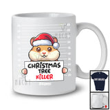 Personalized Custom Name Christmas Tree Killer; Lovely Santa Hamster's Fault; Damage Tree T-Shirt