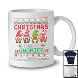 Personalized Custom Name Christmas With My Gnomies; Amusing Christmas Sweater 4 Gnomes T-Shirt